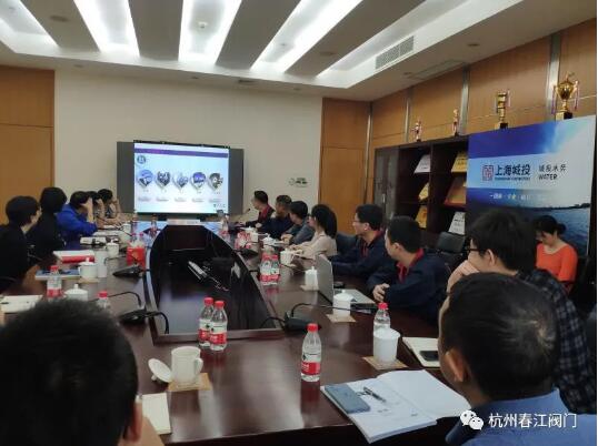 攜手共進(jìn)，智引未來(lái) 杭州春江閥門技術(shù)團(tuán)隊(duì)赴上海城投水務(wù)集團(tuán)開展深度技術(shù)交流